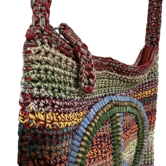 the sak Crossbody Purse Beaded Crochet Colorful - Picture 3 of 3